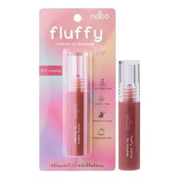 ODBO Odbo Пушистый матовый мусс для губ 3г. 01 Нон-стоп, Nonstop