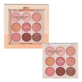 ODBO Палетка красок для глаз Odbo Spell Recipe 7г. 02 Глава Розовый, Chapter Pink