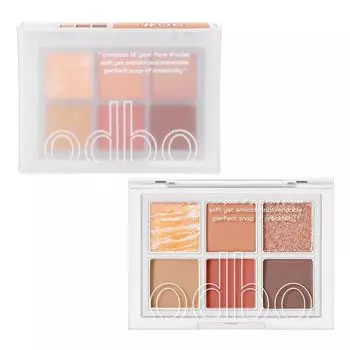 ODBO Палетка теней для век Odbo Signature 4,8 г. 06 Клен, Maple