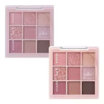 ODBO Палитра Odbo ShadowMe 6,5г. 02 Палисандр, Rosewood