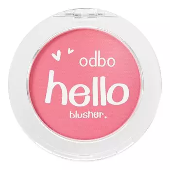 ODBO Румяна Odbo Hello 4г. 02 Персик, Peach