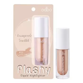 ODBO Жидкий хайлайтер Odbo Flashy 4g OD1311-02, Golden Hour