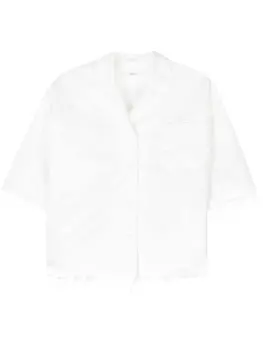 Odeeh атласная рубашка, белый