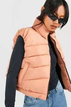 Одегающий жилет Boohoo, мокка