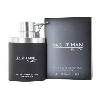 Одеколон Black eau de toilette Yatchman, 100 мл