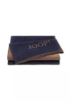 Одеяла однотонные двусторонние темно-карамельные Joop!, синий