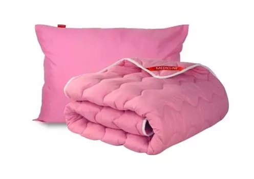 Одеяло 140х200см круглогодичное антиаллергенное + подушка 70х80см силикон AIO FACTORY