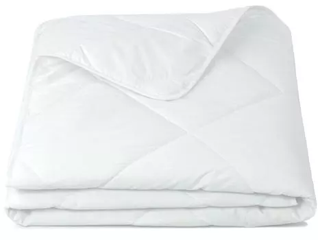 Одеяло, 155х220 см, белое, наполнитель 340 г Zollner