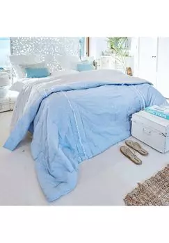 Одеяло Агнес синее Loberon