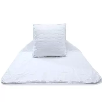 Одеяло Ambiente 1x 155x200 + 1x 80x80 PES микрофибра 1180 г + 1300 г волнистая стеганая ткань aqua-textil