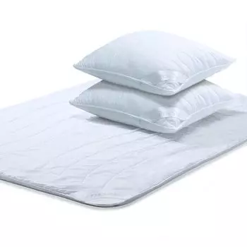 Одеяло Ambiente 1x 240x260 + 2x 80x80 PES из микрофибры 2370 г + 2x 1300 г для волнистого квилтинга aqua-textil