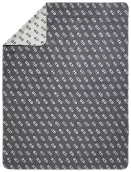 Одеяло базовое Dieter Knoll, антрацитовый/серебристый цвет