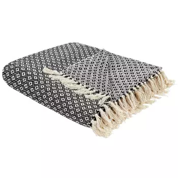 Одеяло Beliani, 200x220 см, черно-белый