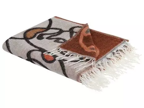 Одеяло Beliani BARBOT, 170x170x170 см цвет schwarz/braun/multicolor