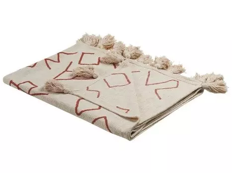 Одеяло Beliani BHIWANI, 130x1x180 см цвет beige/rot