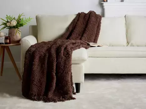 Одеяло Beliani, коричневый