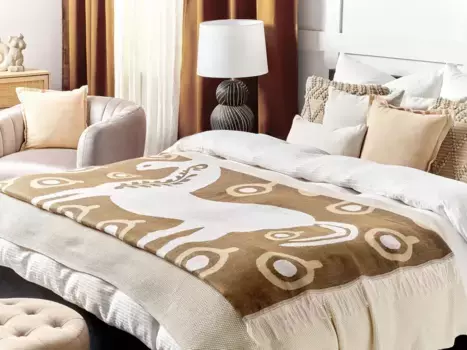 Одеяло Beliani, коричневый