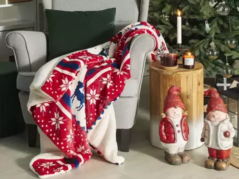 Одеяло Beliani, красный