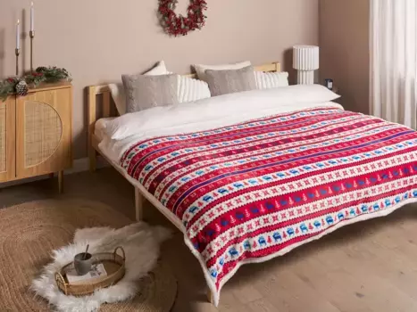 Одеяло Beliani, красный