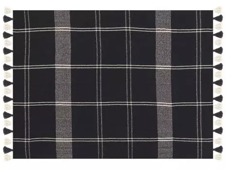 Одеяло Beliani KULAC, 130x1x170 см, черно-белый