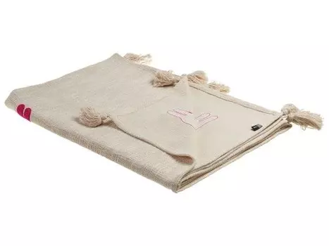 Одеяло Beliani NANDYAL, 130x1x180 см цвет beige/pink/wei