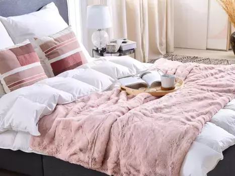 Одеяло Beliani, розовый