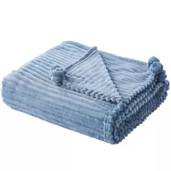 Одеяло Beliani, светло-синий