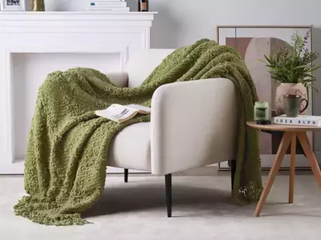 Одеяло Beliani, зеленый