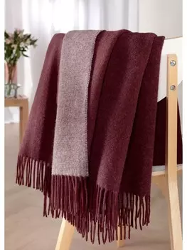 Одеяло biederlack Wohn Kaschmirplaid, цвет bordeaux-parfait