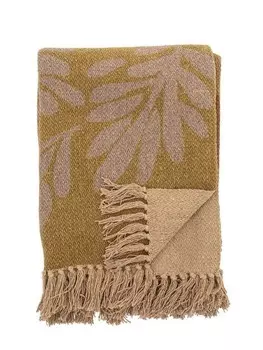 Одеяло Bloomingville LARK Желтый, 130х160 см, шерстяное покрывало