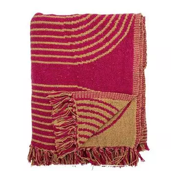 Одеяло Bloomingville TIFFANY PINK 160x130 см шерстяное одеяло плед