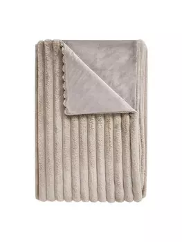 Одеяло Butlers Streifen MONTREAL, серо-коричневый