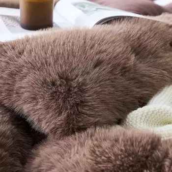 Одеяло Coma Inducer Messy Hair Day, серо-коричневый