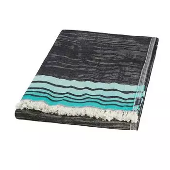 Одеяло Como, универсальное использование 145х200 см, желтый/графит Proflax, черный