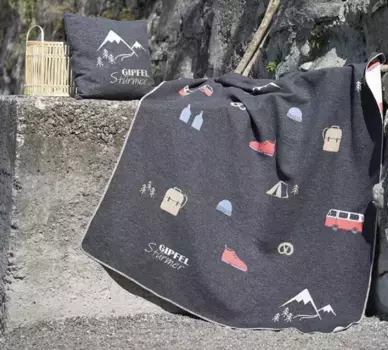 Одеяло David Fussenegger, серый