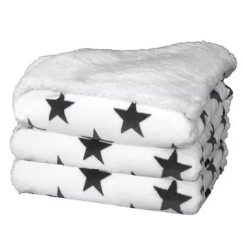 Одеяло Delindo Lifestyle Kuscheldecke STERNE wei, 150x1x200 см, белый