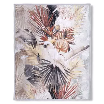 Одеяло Design91 Мягкое плед CINDY 170х210 см розовый Flano Muller Textil, бежевый