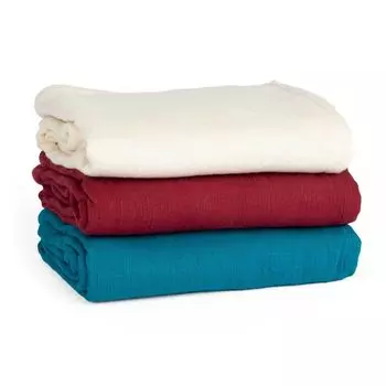 Одеяло для йоги SHAVASANA, хлопок-бензин Bodhi, красный