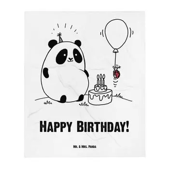 Одеяло для коляски Engelshof из альпаки Mr. & Mrs. Panda, белый