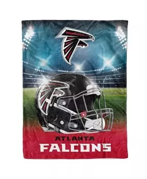 Одеяло для освещения стадиона Atlanta Falcons 60 x 80 дюймов Logo Brands, мультиколор
