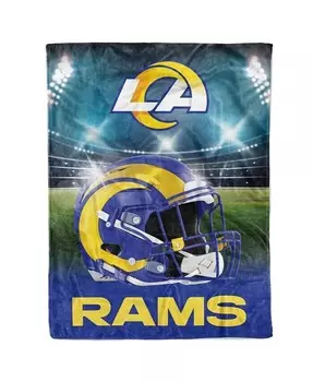 Одеяло для освещения стадиона Los Angeles Rams 60 x 80 дюймов Logo Brands, мультиколор