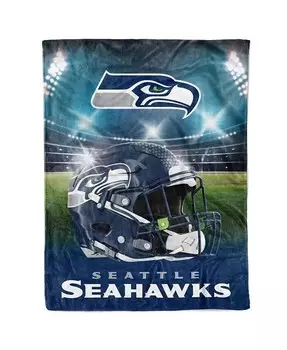 Одеяло для освещения стадиона «Сиэтл Сихокс» размером 60 x 80 дюймов Logo Brands, мультиколор