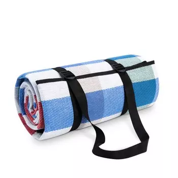 Одеяло для пикника, походное одеяло, одеяло для пляжного пикника XXL, водонепроницаемое, с ручкой для переноски, 200 x 300 см Paco Home, красный