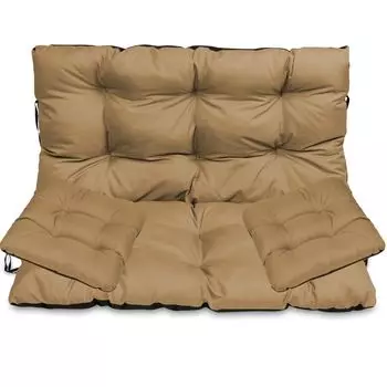 Одеяло для пикника Relaxdays флисовое 200x200 см SuperKissen24., бежевый