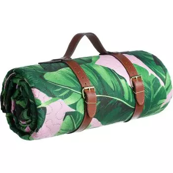 Одеяло для тренировок Kingsland, флисовый коврик для упражнений Simone, зеленые, черные чернила, зима 2022, размер: полный SIiN, зеленый