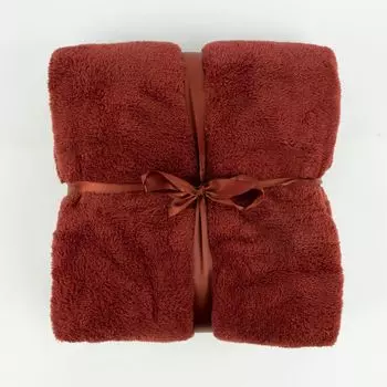 Одеяло Джастин из микрофибры темно-серое 150х200см Lemetex, красный