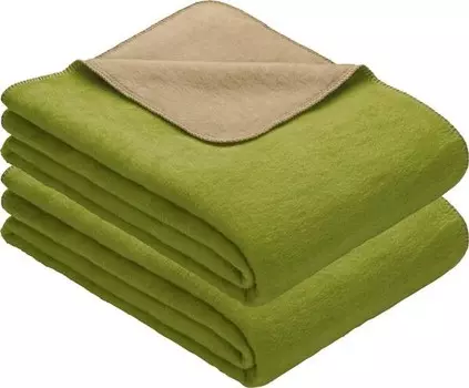 Одеяло Erwin Mller 2er-Pack 156392, 150x1x200 см цвет grn/sand