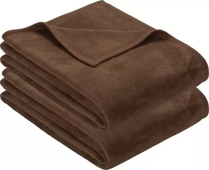 Одеяло Erwin Mller 2er-Pack 160730, 100x1x150 см, темно-коричневый