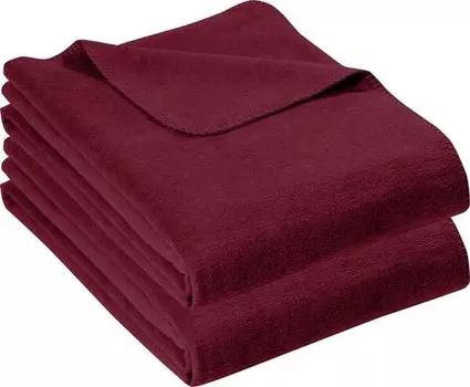 Одеяло Erwin Mller 2er-Pack 164809, 150x1x200 см, бордовый