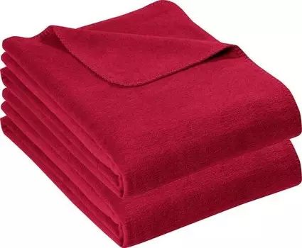 Одеяло Erwin Mller 2er-Pack 164809, 150x1x200 см, красный